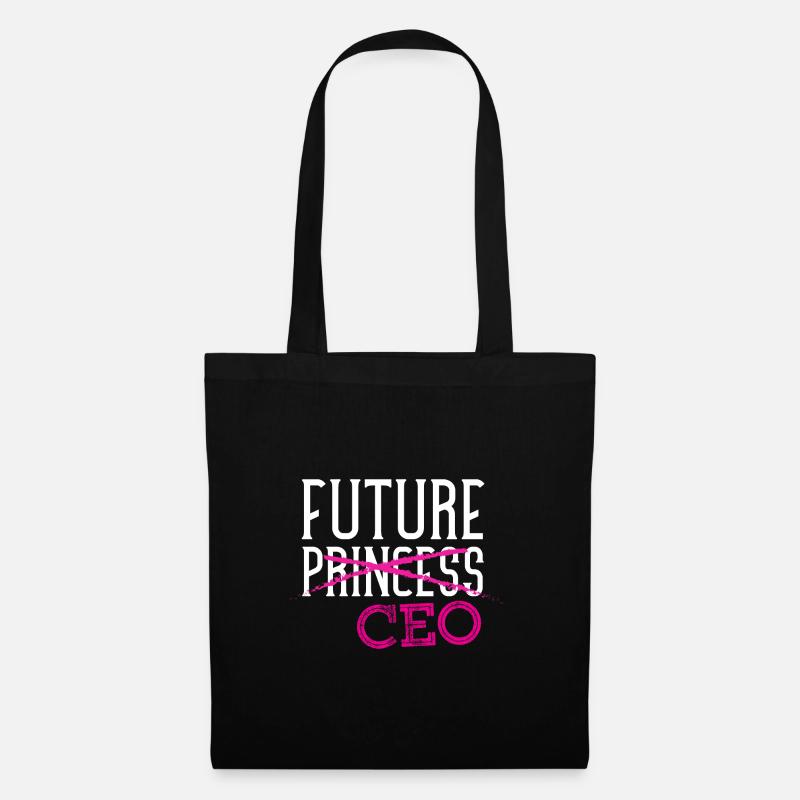 future princess ceo Design for a Ceo girl - Stoffbeutel - Schwarz