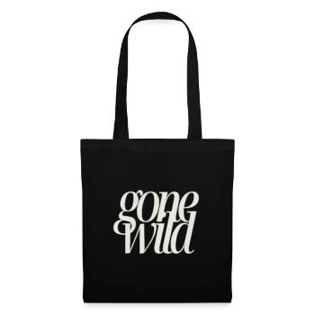 'Gone Wild' Motiv nicht nur für Abenteurer - Stoffbeutel - Schwarz - Vorne