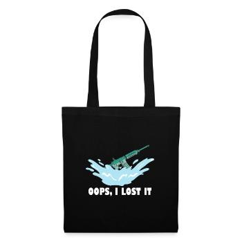 oups je l’ai perdu Design pour un fan d’armes à feu - Sac en tissu - noir - Devant