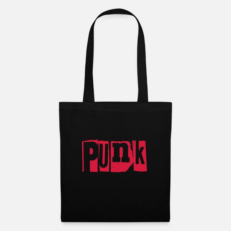 PUNK - Stoffbeutel - Schwarz