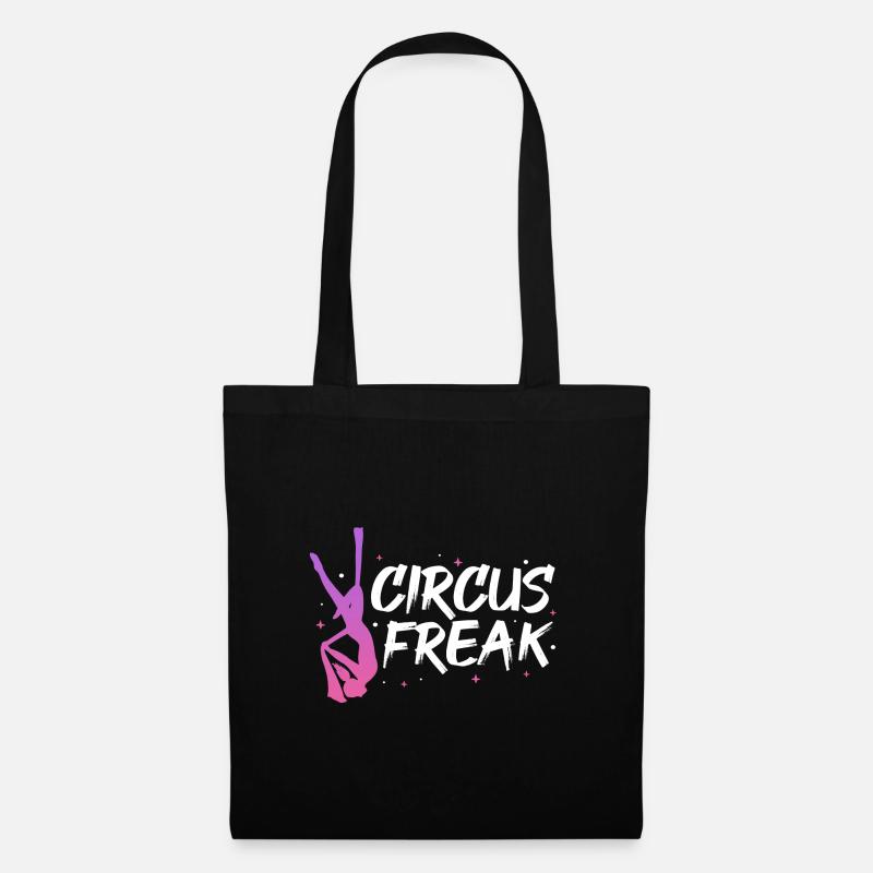 circus freak Design for a circus exercises fan - Stoffbeutel - Schwarz