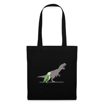 T-Rex shadow parrot - Stoffbeutel - Schwarz - Vorne