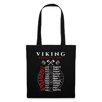 Viking World Tour-Wikinger Welttournee - Stoffbeutel - Schwarz - Vorne