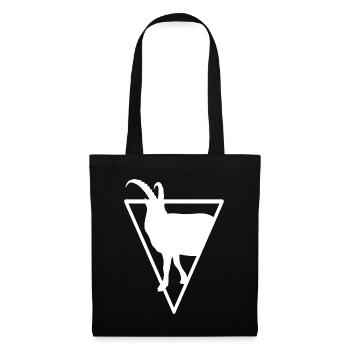 Triagnle - Chèvre - - Sac en tissu - noir - Devant