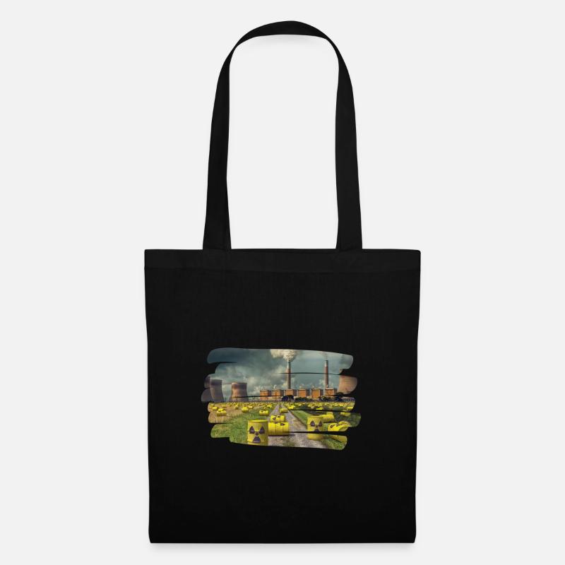 Anti nuclear power - Tote Bag - black