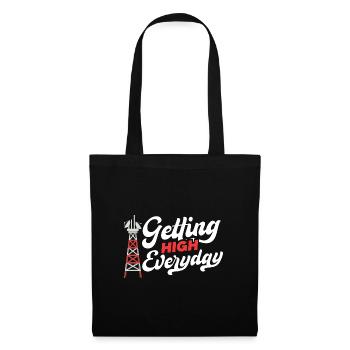 Getting High Every Day High-Altitude Climbing - Tote Bag - black - Front