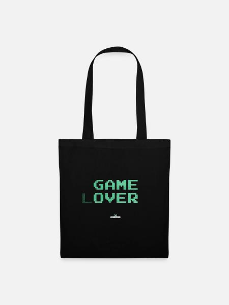game (l)over - Stoffbeutel - Schwarz