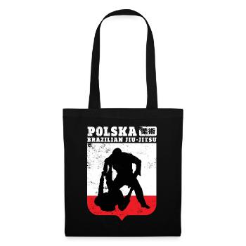 Jiu-Jitsu Brésilien Pologne - Sac en tissu - noir - Devant