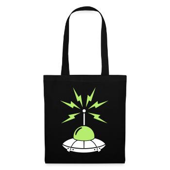 OVNI - Sac en tissu - noir - Devant
