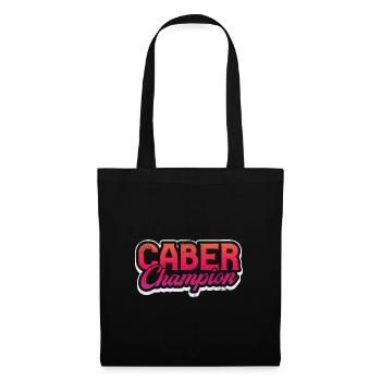 Caber Champion Tree Trunk Toss Wood Sports Athlete - Tote Bag - black - Front