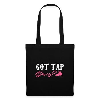 got tap shoes Design for a tap dancer - Tote Bag - black - Front