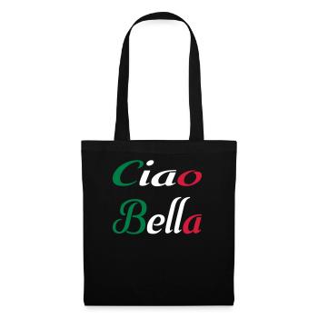 Ciao Bella - Stoffbeutel - Schwarz - Vorne