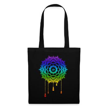 Chakra Mandala Om - Tote Bag - black - Front