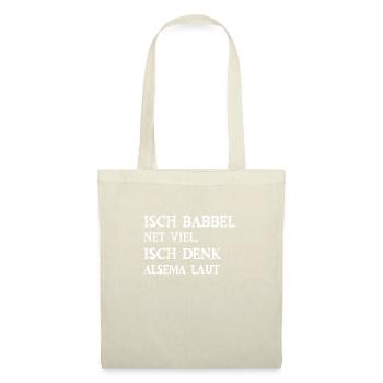 Hesse Hessisch Hessen Lustiger Spruch Geschenk - Stoffbeutel - Natur - Vorne