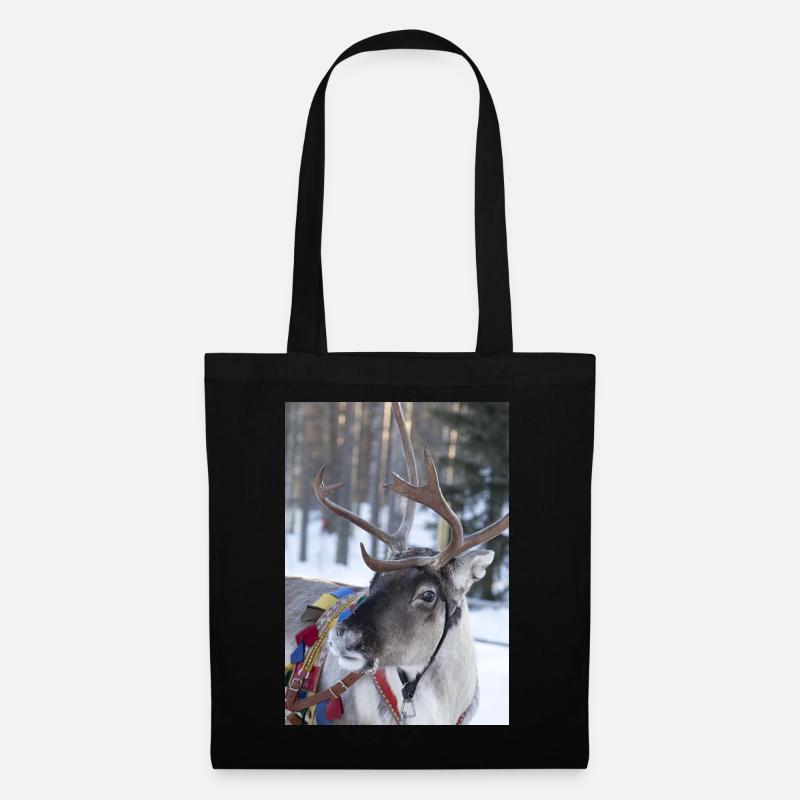 Reindeer - Tote Bag - black