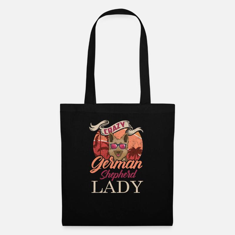 German shepherd dog owner gift - Tote Bag - black