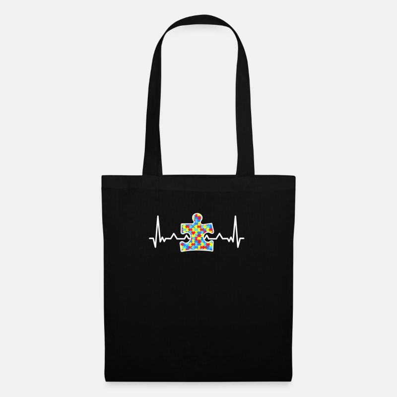 Autismus Awareness Day Autist Asperger Geschenk - Stoffbeutel - Schwarz