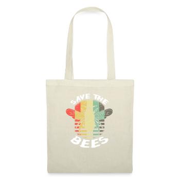 Save the Bees Abeille Abeille abeille Abeille Miel - Sac en tissu - nature - Devant