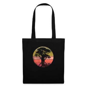 Méditation Yoga Spirituel Méditation Namaste - Sac en tissu - noir - Devant