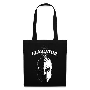 Gladiator Helmet 300 Fighter History Roman Symbol - Tote Bag - black - Front