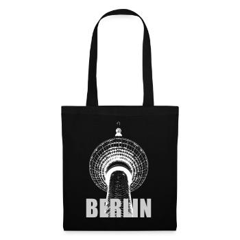 Berlin TV Tower - Tote Bag - black - Front