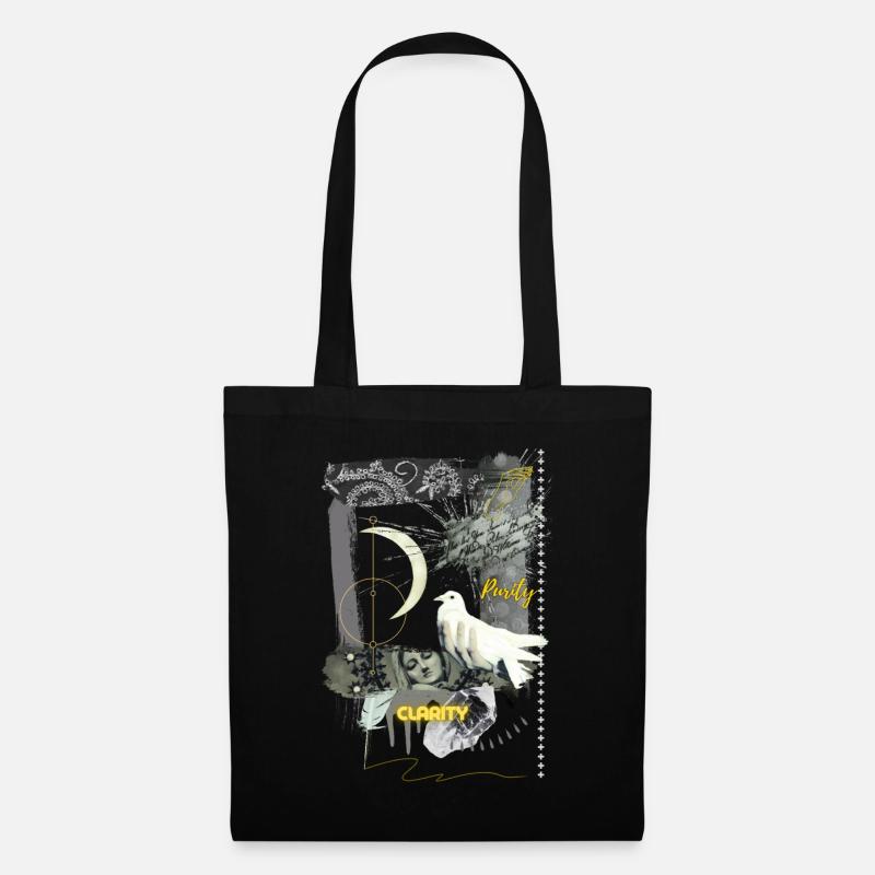 Virgo Dove Moon - Tote Bag - black