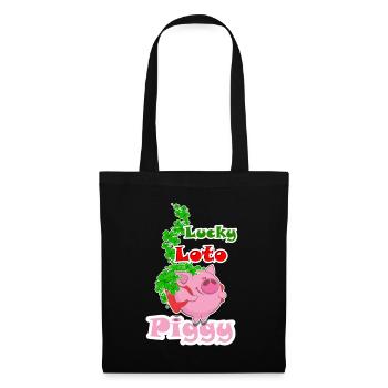 Lucky LOTO piggy - Tote Bag - black - Front