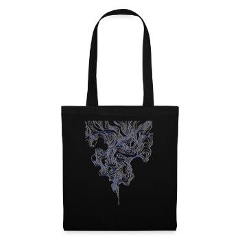 Style de fumée - Sac en tissu - noir - Devant