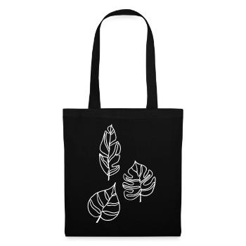 Sketch of nature (white) - Tote Bag - black - Front
