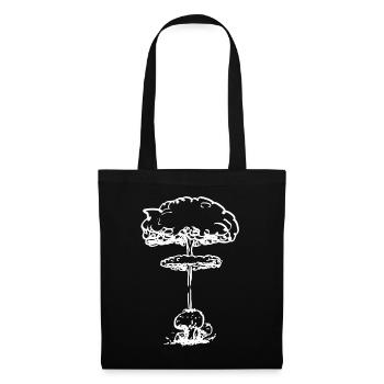 Champignon pollinique nucléaire (blanc) - Sac en tissu - noir - Devant