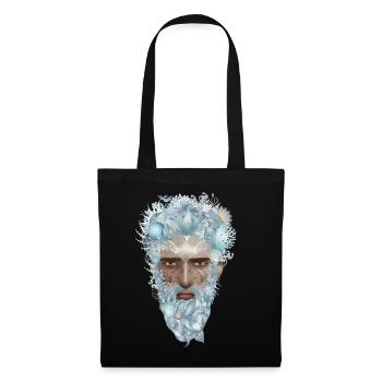 mysterious portrait of an Aquarius - Tote Bag - black - Front