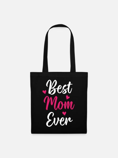 Beste Mutter aller Zeiten - Stoffbeutel - Schwarz