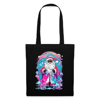 Colourful Christmas magic with snowman - Tote Bag - black - Front