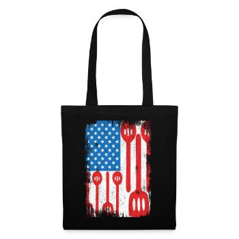 U.S. Patriotic Chef - Tote Bag - black - Front