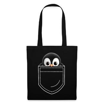 Penguin - Tote Bag - black - Front