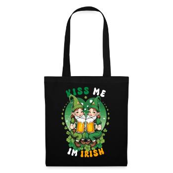 Kiss me, I'm Irish - Tote Bag - black - Front