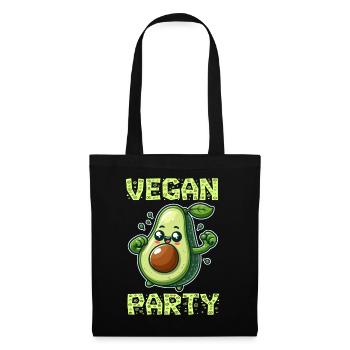 Fête végétalienne de l’avocat - Sac en tissu - noir - Devant