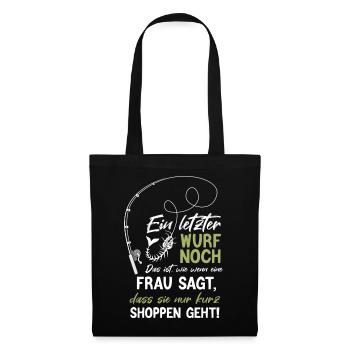 Ein letzter Wurf noch - Stoffbeutel - Schwarz - Vorne