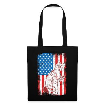4 juillet USA Breakdance - Sac en tissu - noir - Devant
