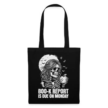Funny Teacher Skeleton Halloween Classroom - Tote Bag - black - Front