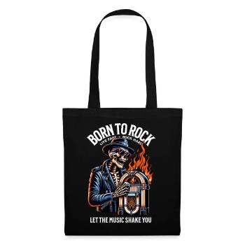 Rock and Roll Toujours et pour toujours Rockabilly 2025 - Sac en tissu - noir - Devant