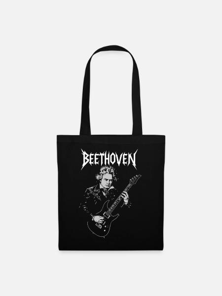 Beethoven Guitar Hero - Stoffbeutel - Schwarz