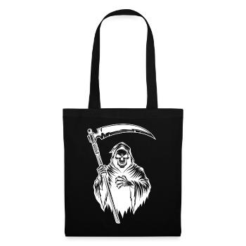 The Grim Reaper Reaper Design Skull Version - Tote Bag - black - Front