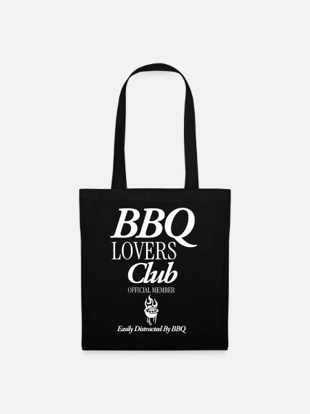BBQ Lovers Club - Stoffbeutel - Schwarz