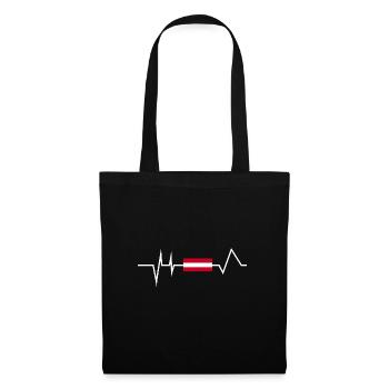 Autriche - Sac en tissu - noir - Devant