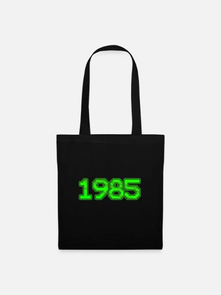 Computer 1985 - Stoffbeutel - Schwarz