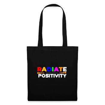 Radiate Positivity - Tote Bag - black - Front