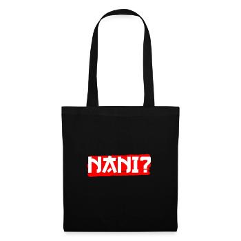 Nani? Anime japonais - Sac en tissu - noir - Devant