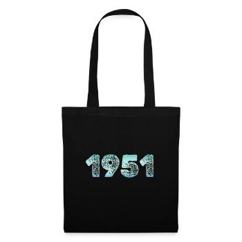 Glace 1951 - Sac en tissu - noir - Devant