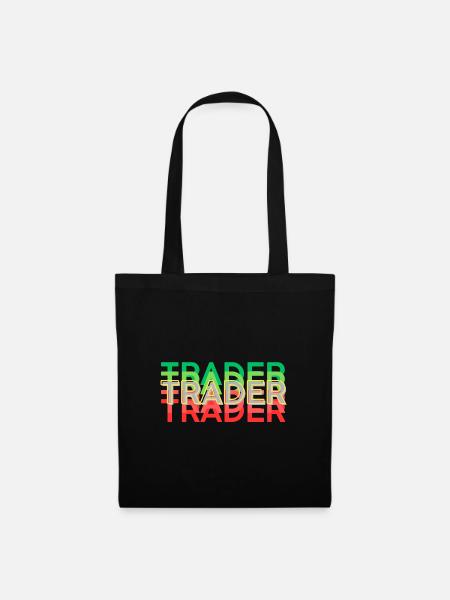 TRADER bunt - Stoffbeutel - Schwarz